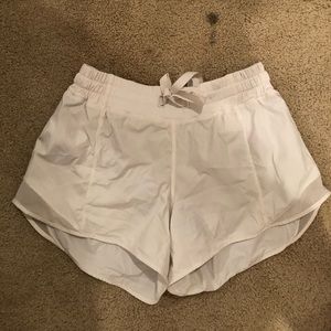 Lulu lemon white shorts. Worn only 3 times